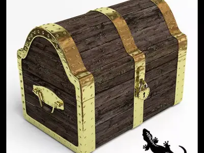 Treasure chest 3D model