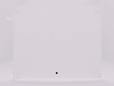 Hollywood makeup vanity led mirror with light bulbs 3D model