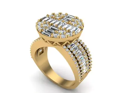 Jewelry ring 378 3D print model