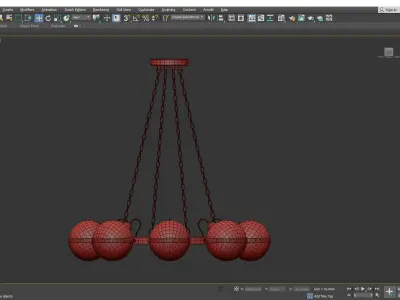 Made Goods Vangelo Chandelier Low-poly 3D model