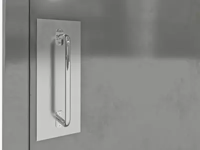 Exit Door Low-poly 3D model