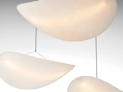 Tense Pendant Lamp D 70 90 120 3D model