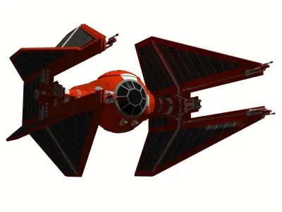 Royal Guard TIE Interceptor 3D model
