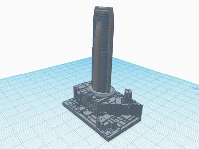 Sci-fi Diorama 3D print model