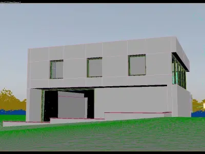 Exterior House Scene 7 3D model