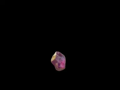 Procedural Low Poly Crystal Set Low-poly 3D model