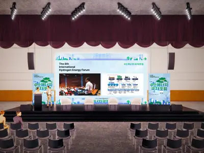 stage design01 Low-poly 3D model