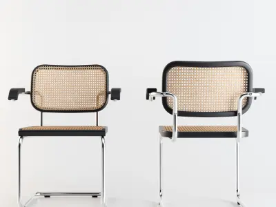 CESCA ARMCHAIR Low-poly 3D model