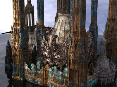 Palace Fantasy Palace Tower 3  3D model