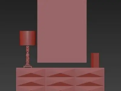 chest of drawers 26 3D model