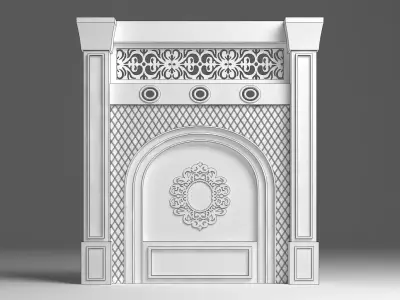 Modern Wall Panel 3D model