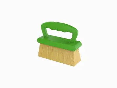 Prop72 Cleaning Floor Brush Low-poly 3D model