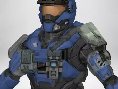 Gameready Character - 01 Low-poly 3D model