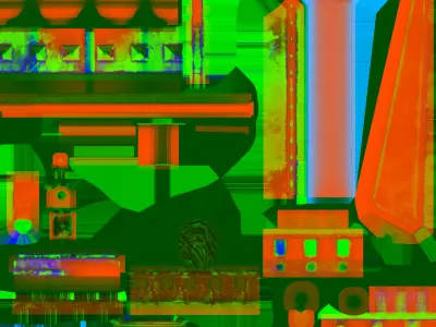 Red Alert Artillery Tower - Majestic and Powerful Next-Gen Maya  Low-poly 3D model