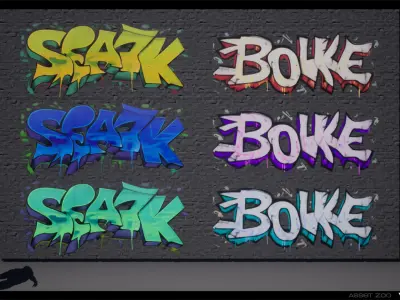 Graffiti Pack Vol 02 Texture