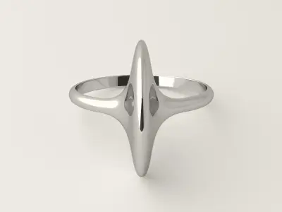 Alien ring 3D print model