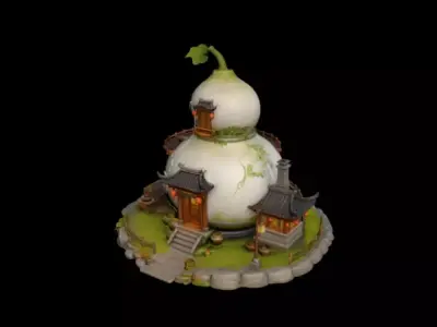 Gourd Homestay 3D model