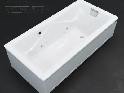 Kohler Bath K-865 3D model