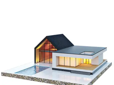 MODREN HOUS N7 3D model