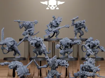 Rotfang Infantry 3D print model