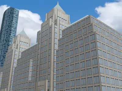 Camellia City Free low-poly 3D model