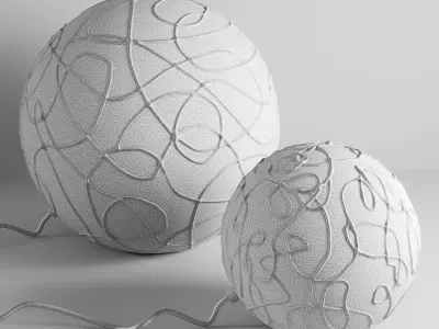 Lamp Lune Dutchbone 3D model