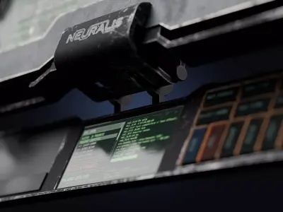 Sci-Fi Tactical Terminal - Neuralis - PBR 3D model