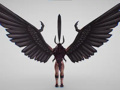 Kars - Ultimate Form - Jojo Bizarre Adventure - Diamond Records Low-poly 3D model