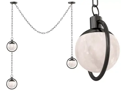 Alabaster Chandelier 3D model