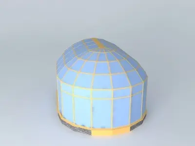 Winter garden 4 Free 3D model