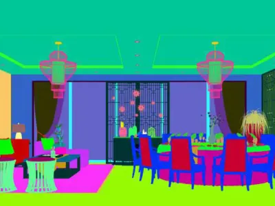 Business Restaurant - Coffee - Banquet  52 3D model