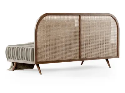 Two-seater restaurant sofa TM3  3D model