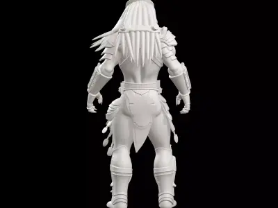 Predator Intergalactic Hunter Miniature 3D print model