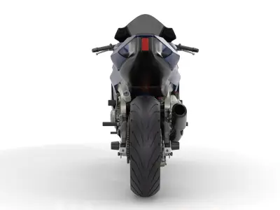 Generic Motorcycle 01 3D model