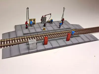 N Scale Fuel Depot 3D print model