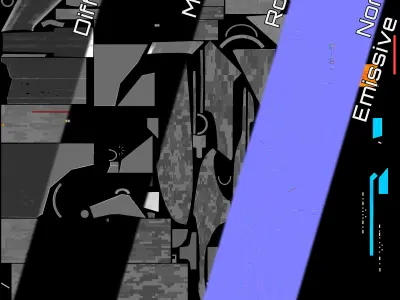 Star Trek Neo-Constitution-Class Starship Low-poly 3D model