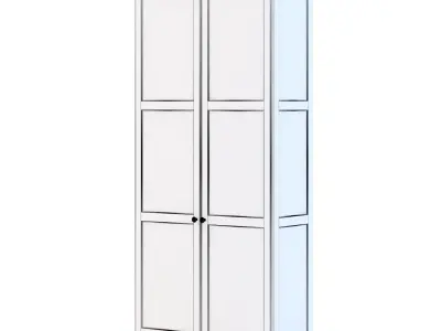 Liatorp Glass Door Cabinet 3D model