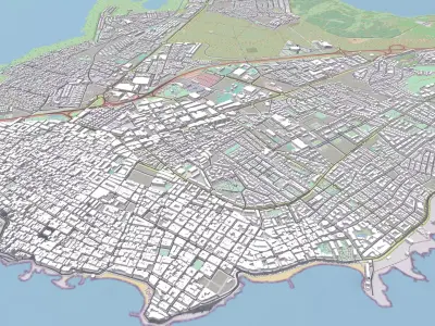 Cityscape Torrevieja Spain 3D model
