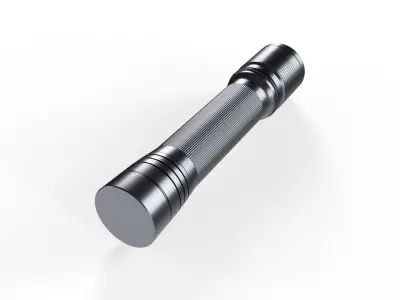 Flashlight Low-poly 3D model