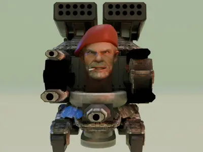  bill tank skibidi toilet 3D model