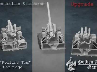 M48D2 Gun Carriage Upgrade Kit 3D print model