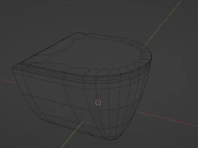 Toilet01 toilet bowl Free 3D model