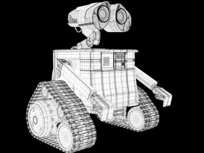 Wall e Robot Model 3D model