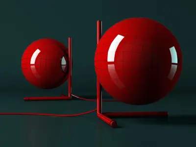 Table lamp IC 2 3D model