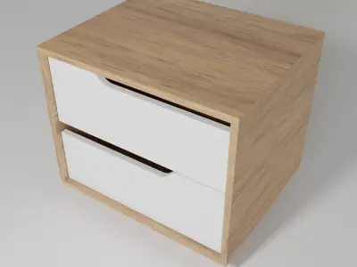 Bedside table 3D model