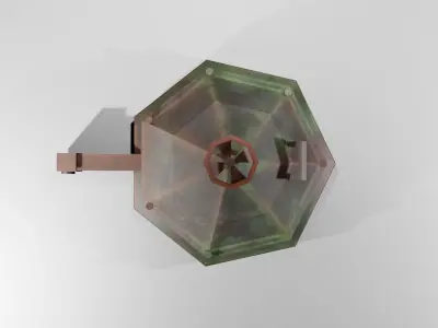 Underground Pipe Model  Low-poly 3D model