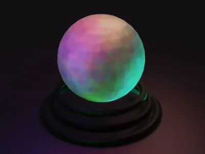 ball nodes art Free 3D model