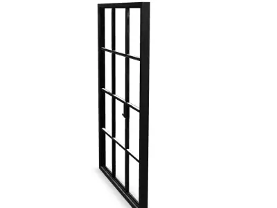 Industrial Steel-Frame Window - window 3D Model 3D model