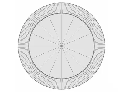 Mirror in a metal frame GZ-M1097 3D model
