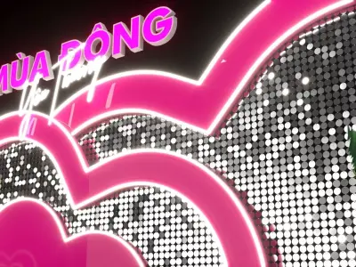 Valentine Love Mini Stage 3D model